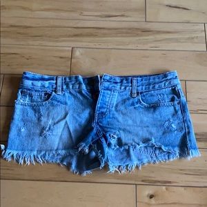 American eagle jean shorts